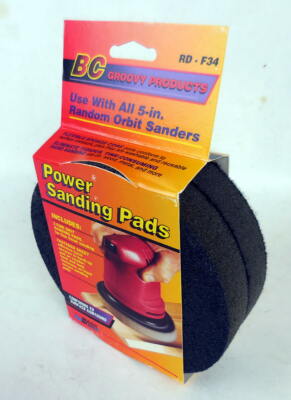 5'' Diameter Sponge Core Fine Grit Sanding Pads RD-F34 #7jg