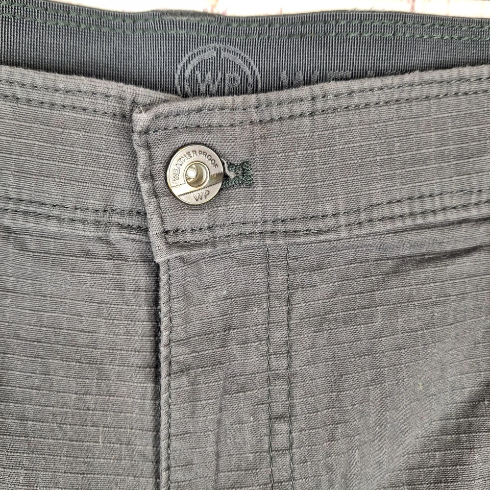 Всепогодные мужские шорты-карго размер 40 серые рипстоп карман на молнии - Изображение 4 из 4