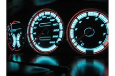 Mazda 323F BG design 1 glow gauges dials plasma dials kit tacho glow dash shift 