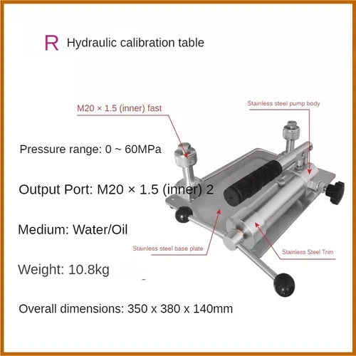 Portable Gas Pressure Pump Handheld Gas Pressure Source Calibration Station - Picture 22 of 27