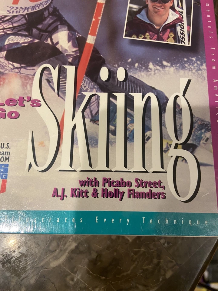 ESPN Let's Go Skiing 3do Complete CIB Long Box Original Box Panasonic 3DO - Image 3 of 4