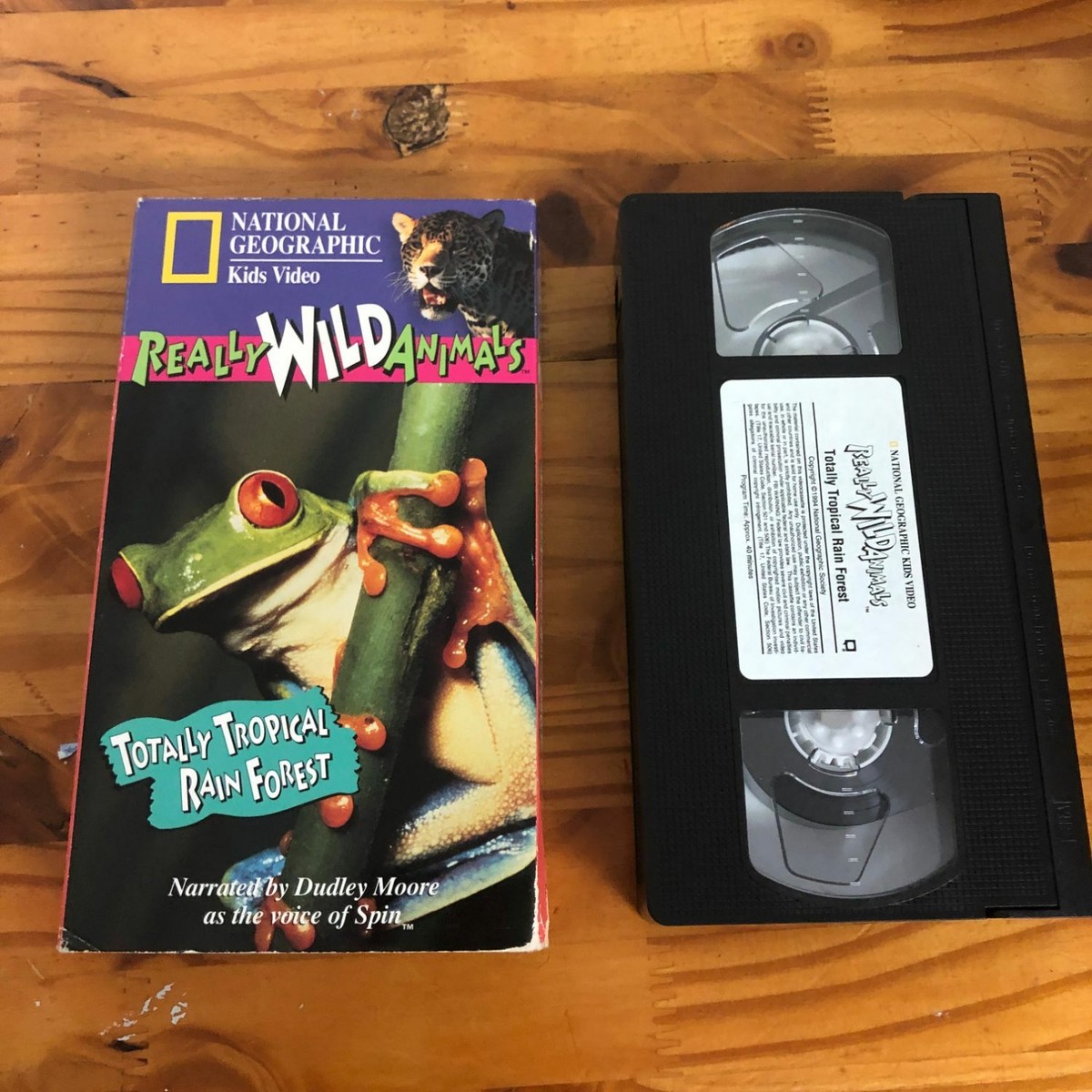 Totally Tropical Rain Forest Really Wild Animals VHS Video Tape