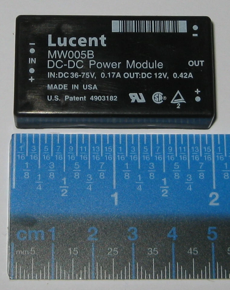 Lucent DC-DC Converter - 12V DC Output  5 Watts  MW005B - Image 3 of 4