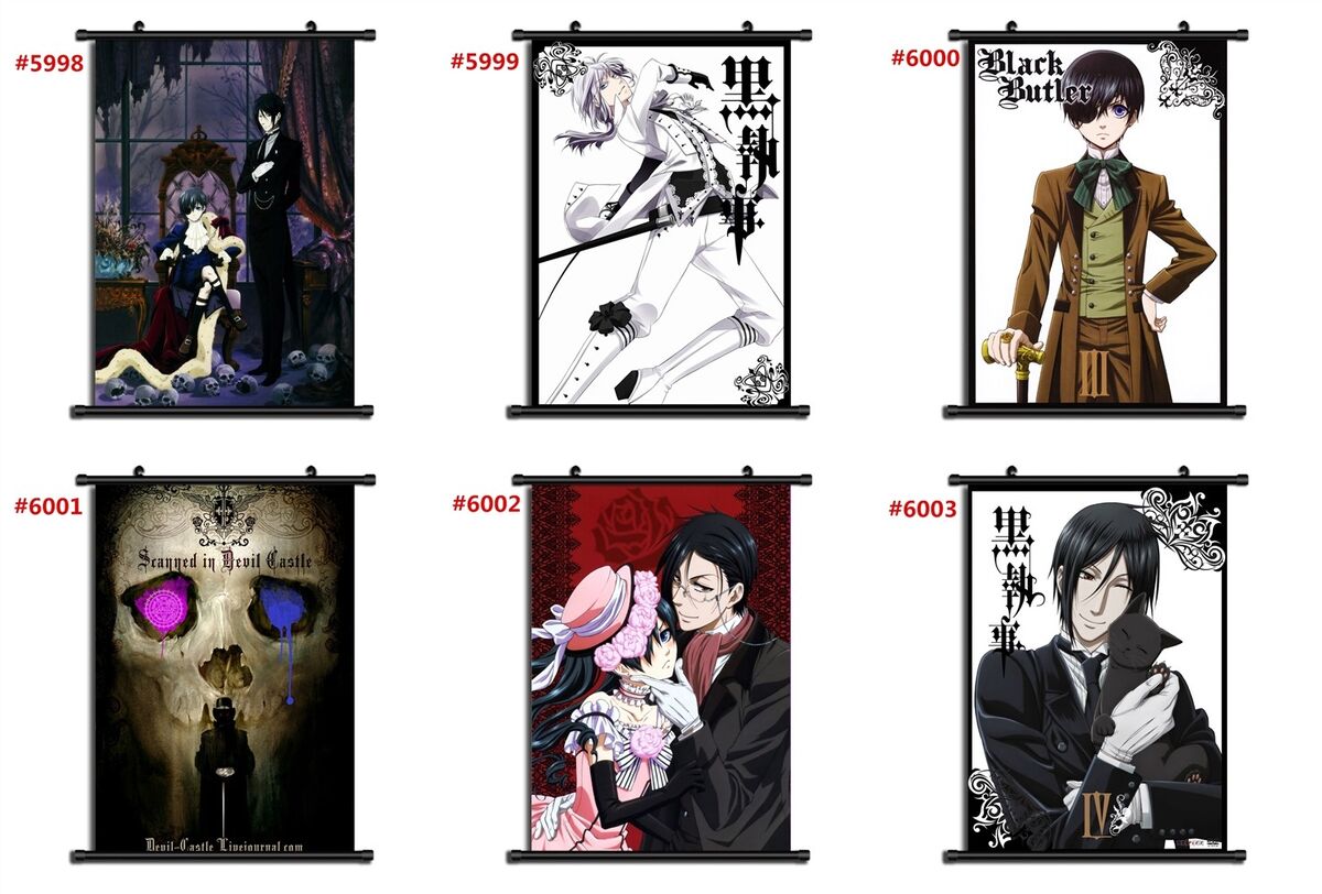  Black Butler Anime Fabric Wall Scroll Poster (16 x 20