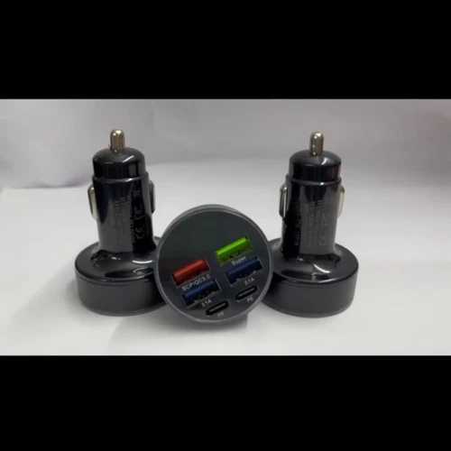 Auto Ladegerät 100w USB-C & USB A Zigarettenanzünder 6in1 Ladeadapter LKW KFZ - Video 1 von 1