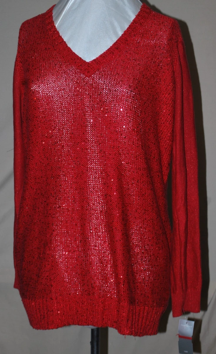 Pretty red sweaters cheap