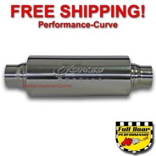 Jones Exhaust Performance Turbine Muffler Resonator - 304 Stainless Steel - 2 Jones Exhaust Performance Turbine Muffler Resonator - 304 Stainless Steel - 2