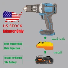 1x Adapter for Ridgid 18V Battery:For Hercules 20V Tools with Low Voltage Cutoff