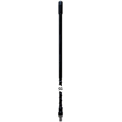 Procomm JBC200B Bull Dog 2 Ft. Fiber Glass Whip CB Antenna (Black)