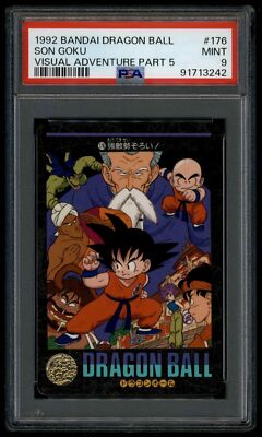 Dragon Ball Japanese Visual Adventure 5 176 Son Goku 1992 PSA 9