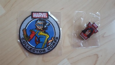 Marvel Collector Corps Pin Anstecker und Patch - Women of Power