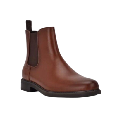 Calvin Klein Fenwick Chelsea Boots Mens 12 Brown Leather  display picture 1