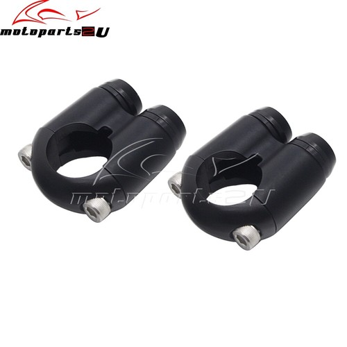 Interruptor momentáneo de luz de giro de control manual de 2 botones para barras Harley Café Racer de 1" - Imagen 8 de 9