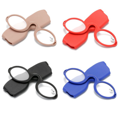 Armless Reading Glasses Round Nose Resting Small Portable Readers For Men Woman
