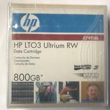 LOT OF 2 NEW SEALED HP LTO3 Ultrium RW Data Cartridge 800 GB Sealed C7973A