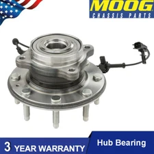 Front Moog Wheel Hub Bearing fits for 2011-2019 GMC Sierra 2500 3500 W/ABS 4WD
