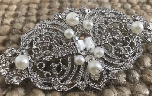 Elegant Wedding Crystal Headpiece Rhinestone Hair Comb Bridal Hair Accessories - Picture 7 of 9