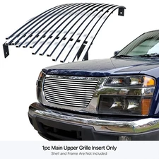 Fits 2004-2012 GMC Canyon Main Upper Billet Grille Grill Insert