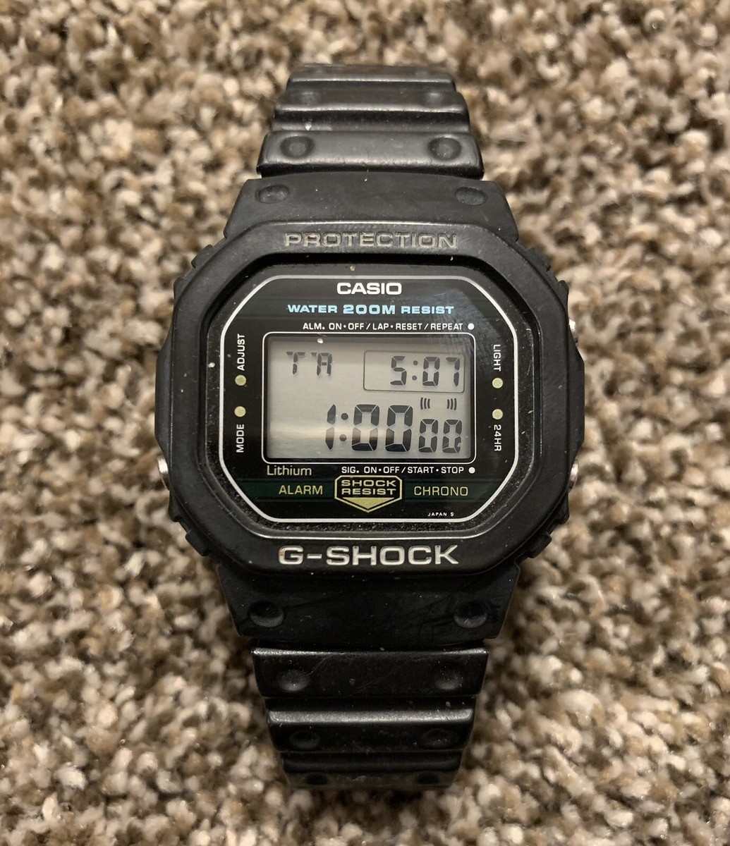 Casio G Shock DW-5200, Module 240 (Hero), Japan, sn #492886 Casio G Shock DW-5200, Module 240 (Hero), Japan, sn #492886