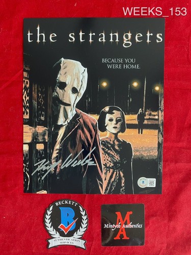 KIP WEEK FOTO AUTOGRAFATA FIRMATA 8X10! GLI ESTRANEI! UOMO NELLA MASCHERA! BECKETT - Foto 1 di 5