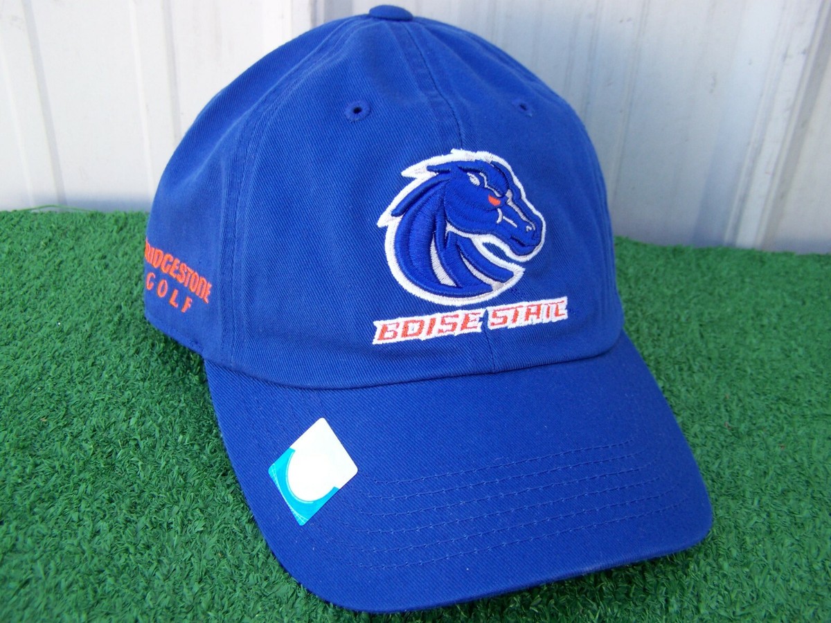 Bridgestone Golf Boise State Broncos Blue NCAA Team Golf Hat Cap Adjustable  NEW