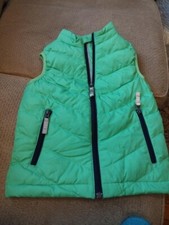 Hanna Andersson Uni Sex Puff Vest 110 size 5 green