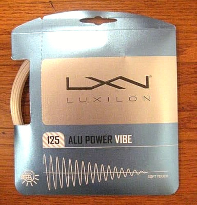 Luxilon ALU Power Vibe 125  (17 Guage) Tennis String - Pearl