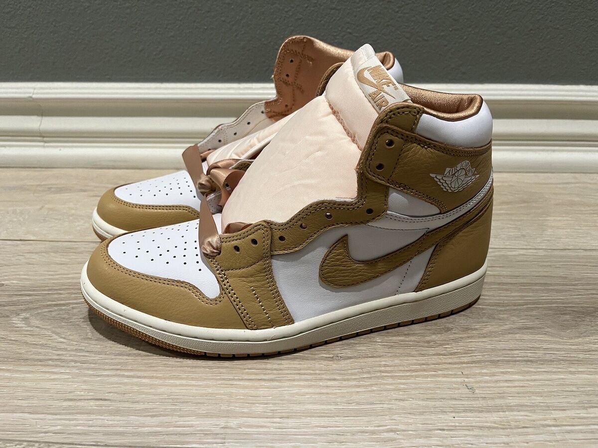 Nike Women's Air Jordan 1 High OG Shoe Praline White FN6622 Nike Women's Air Jordan 1 High OG Shoe Praline White FN6622