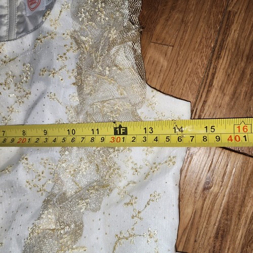 Wonder Nation Girls Size Large 12 Sparkle lacey Christmas Dress Party holiday - Picture 5 of 8