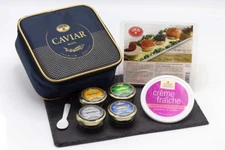 Noble Black Caviar Gift Set (Osetra, Kaluga, Hackleback & Paddlefish)