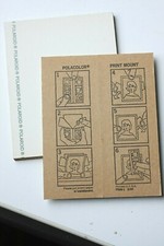 Polaroid Print Mounts, Polaroid Land Photographs mounts Polacolor 1970s