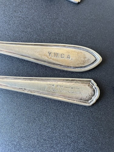 Lot Vintage Silver Plated & Stainless Flatware Restaurant Hotel Ambassador Hotel - Picture 23 of 24