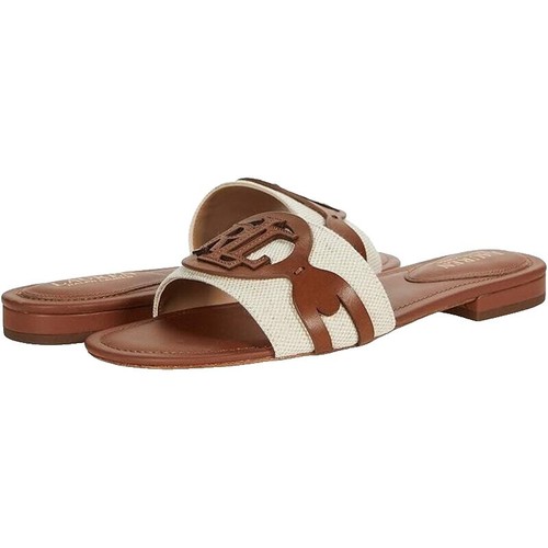Polo Ralph Lauren Men Color-Block PAISLEY BANDANA BIG PONY Sandal Slides sz 8-13 Polo Ralph Lauren Color-Block PAISLEY BANDANA BIG PONY  main image 4