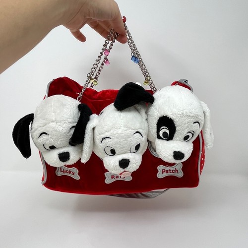 101 Dalmatians Disney Store Carry Bag Lucky Roly Patch Plush Toys + Blanket + - 第 2/6 張圖片