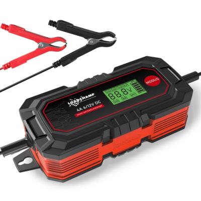 Batterieladegerät 12V / 6V 4A Batterie Ladegerät Autobatterie Motorrad LiFePO4