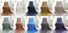 Royal Therapy Weighted Blanket 100%Cotton Blankets with Premium Glass Beads