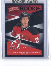 2010-11 UPPER DECK VICTORY OLIVIER MAGNAN GRENIER RC UD UPDATE BLACK ROOKIE SP
