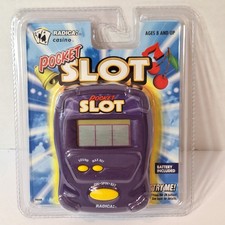 Vintage 1997 Radica Pocket Slot Model 9808 Handheld Electronic Game NOS FSP