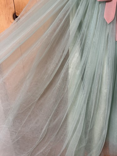 Teens/Girls Fairy God Mother Sea Foam Green TULLE TUTU SKIRT WAIST 20-24 M 7/8? - Picture 5 of 24
