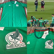 Mexico Futbol Soccer Adidas New 2XL Training Jersey Seleccion Mexicana