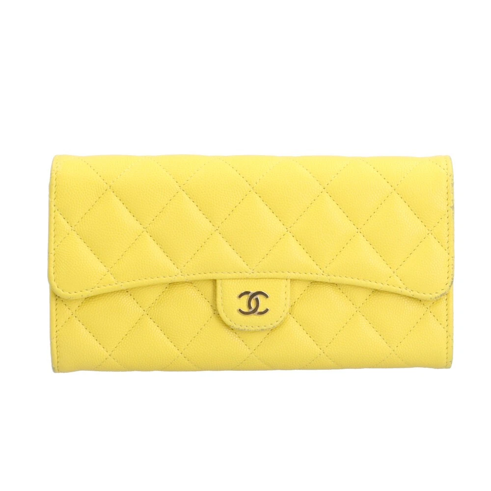 CHANEL Yellow Wallets for Women for sale | eBay