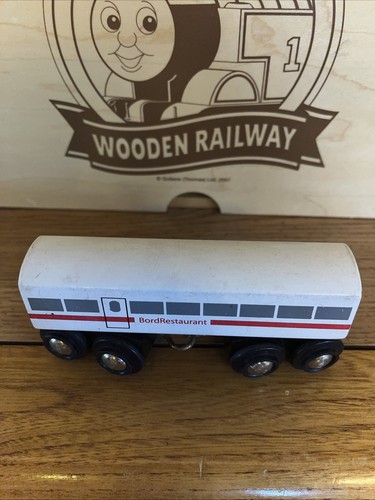 BRIO BORD RESTAURANTE AUTOBÚS THOMAS FRIENDS TREN MADERA FERROCARRIL COMPATIBLE! - Imagen 8 de 9