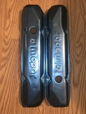 BIG BLOCK MOPAR 361 400 383 440 PERFORMANCE VALVE COVERS BLUE ANODIZED ALUMINUM