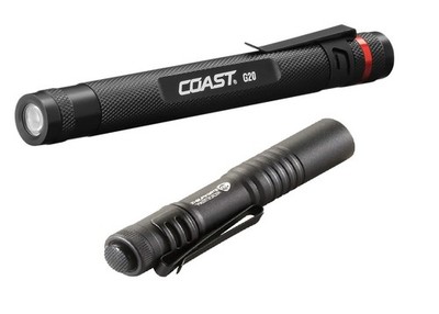Coast G20 LED Pen Light & Streamlight MicroStream Black, LED Flashlight
