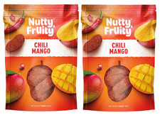 Nutty & Fruity Dried Mango with Chili Spices – Sweet & Spicy Snack Pack 850g x 2 15.29 per kilo