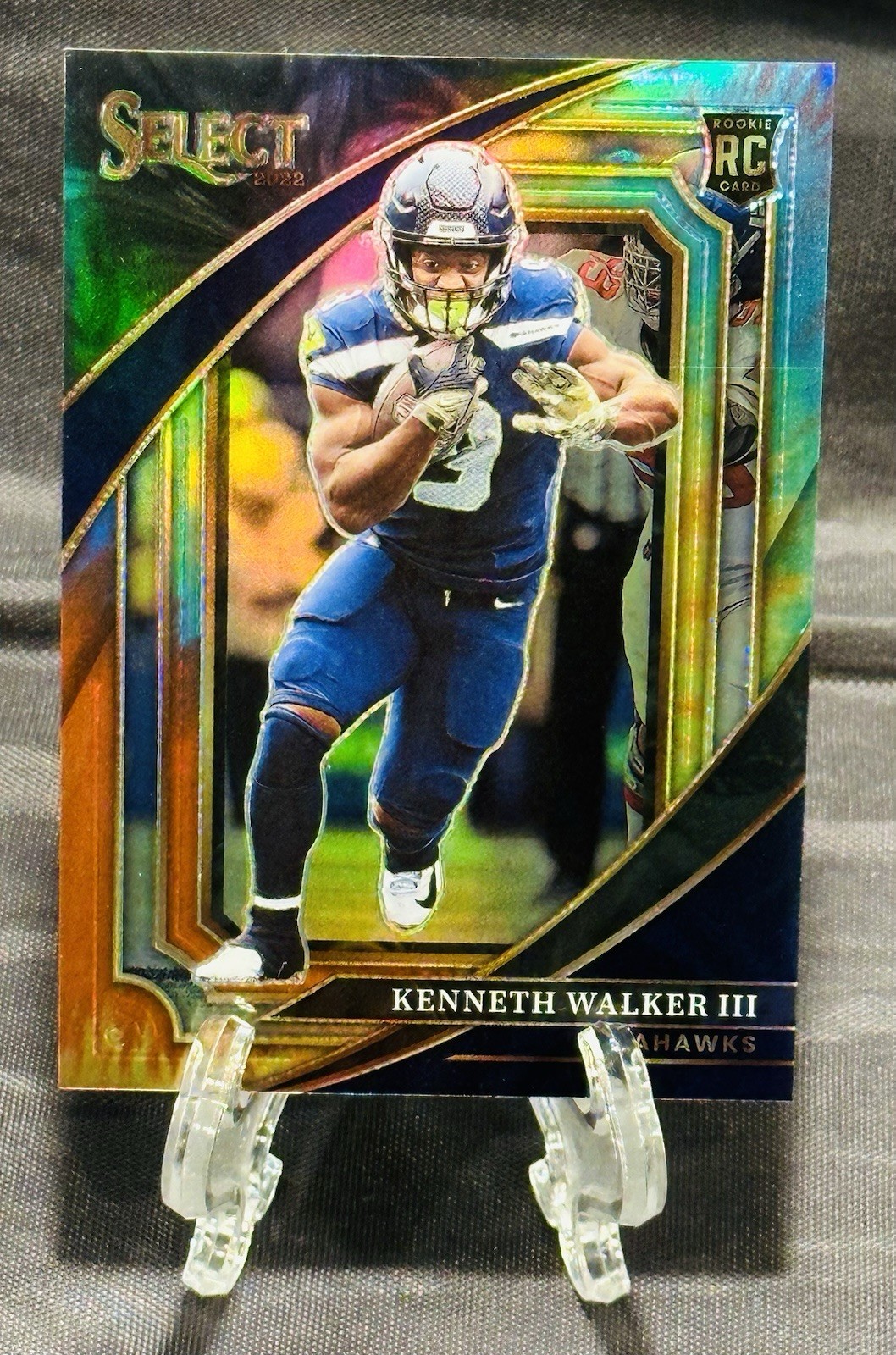 2022 Panini Select KENNETH WALKER III Rookie Suite Level Tie-Dye #07/25