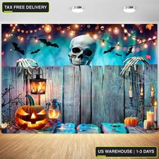 7x5ft Halloween Horror Skull Photography Backdrop