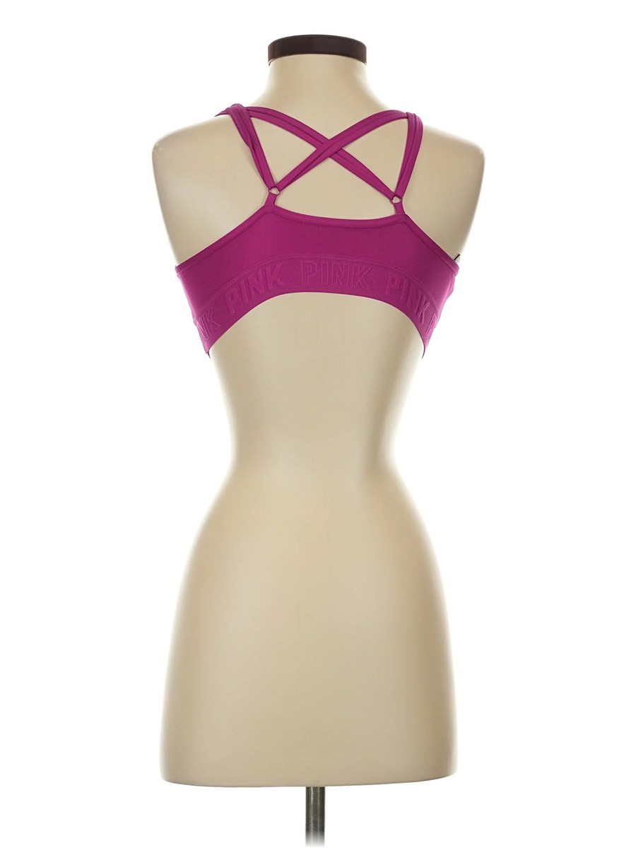 Victoria's Secret Pink Women Pink Sports Bra S View 2