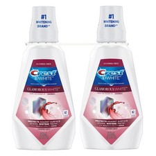 Crest 3D White Glamorous Whitening Mouthwash,...