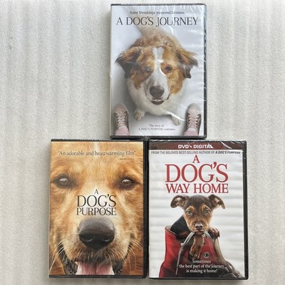 Dog's Journey + Purpose + Way Home DVD Lot NEW SEALED w Fraying
